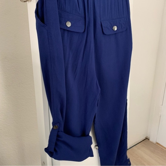 AX Armani Exchange Zip Front Adjustable Jumpsuit Size 0P - Picture 12 of 16